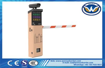China Automatic Car Parking Barrier With License Plate Recognition System For Parking Lot zu verkaufen