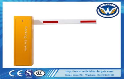 China Porta elétrica amarela da barreira do braço da gota da porta AC220V da barreira do veículo motorizado à venda