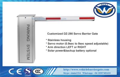 China Stainless 200W Servo Motor Traffic Barrier Gate 10 Millions Lifetime With Anti Collision for sale