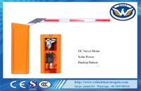 China Solar Power Automatic Barrier Gate DC Servo IP54 No Need Human Intervention for sale