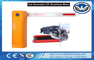 China IP44 DC Brushless Automatic Car Parking Barriers System Arm Direction Changed for sale