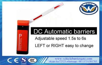 China DC Vehicle Barrier Gate Road Barriers Adjustable Speed1.5-6s for sale
