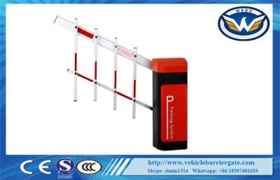 China Led Light Rubber Boom Road Safety Traffic Barrier Gate For Access Control System for sale