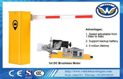 China Economical DC Motor Automatic Vehicle Barrier 140W Rated Power IP44 Degree for sale