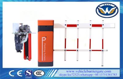 China Fence Parking Barrier Gate / Auto Close DC Motor Boom Barrier for sale