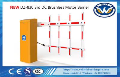 China Cold Rolled Sheet Steel Parking Barrier Gate 1.5sec-6sec Speed Adjustable Two Fence Arm for sale