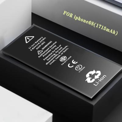Chine Lithium noir Ion Battery 1715mAh de 3.82V Iphone 6S rechargeable à vendre