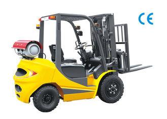 China Speed 20 km / H Dual Fuel Forklift 3.5 Ton , LPG Forklift Truck With Clear Visibility for sale