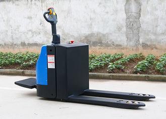 China 2 Ton Standing Type Electric Pallet Truck With Voltage Capacity 24V 210Ah for sale