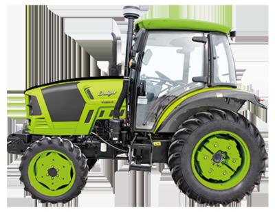 China 4WD tractor diesel compacto verde, pequeños tractores de granja 18 - poder 40hp en venta