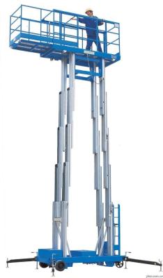 China La plataforma de trabajo de la carretilla elevadora del recogedor del orden del diseño compacto cuatro Mast 125kg - capacidad 200kg en venta