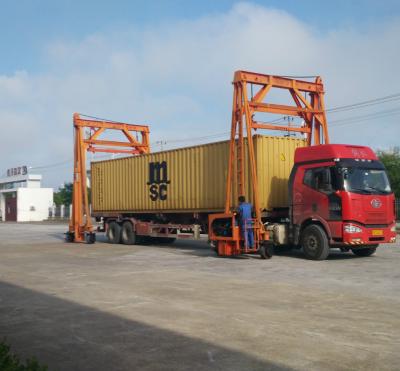 China Different Lift Height Gantry Container Crane , Port Gantry Crane 40 Ton Loading Capacity for sale