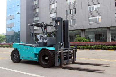 China Battery Operated Electric Forklift Truck , Industrial 12 Ton / 10 Ton Electric Forklift for sale