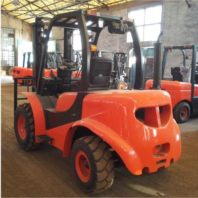 China 1800Kg Mini All Rough Terrain Lift Truck Articulated Forklift 1 Year Warranty for sale