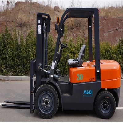 中国 Full Free Mast Type Diesel Forklift Customized for Your Business 販売のため