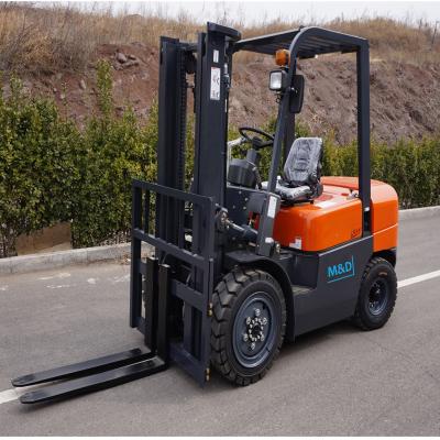 China Full Free Mast Diesel Forklift Truck with Automatic Transmission Type for sale