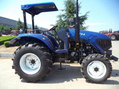 China 350L Fuel Tank Small Farm Tractors Small Four Wheel Drive Tractors With The Dump Trailer for sale