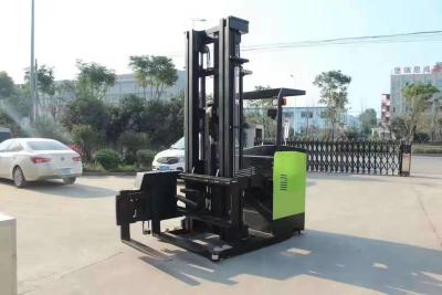 China Powered Reach Lift Forklift / Counterbalance Reach Truck Pu Solid Tire Custom Color for sale