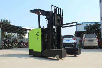China 48V Lifting Height 3 - 8m Reach Truck Forklift Electric Stacker Forklift 12 Months Warranty for sale
