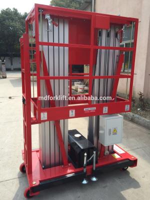 China 10m Hydraulic Order Picker Forklift Lifting Platforms With Lift Rated Capacity 250kg for sale