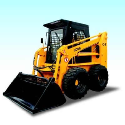 China JC60 Small Skid Steer Loaders 0.4 - 0.5m3 Bucket Capacity With Hydraulic Brake Forklift for sale