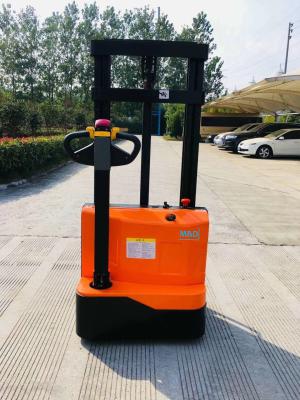 China Electric Mini Pallet Stacker AC Power With 2 Stage STD 1150mm Fork Length for sale
