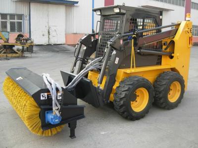 China Extended Wheelbase Skid Steer Loader Narrow Space Operation With Bucket for sale