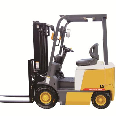 China 1220mm Fork Pneumatic Tires 1.5t Electric Forklift Truck for sale