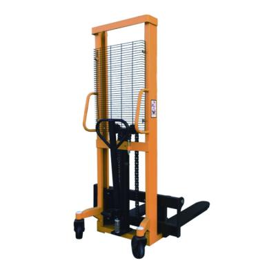 China Lifting Height 1600mm 1000kgs Manual Pallet Stacker for sale