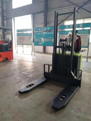 China Workshop Standing Type Electric Stacker Forklift for sale