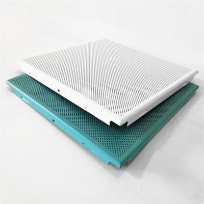 China 300x300 Perforated Aluminum Metal Ceiling Clip In Ceiling Tile for sale