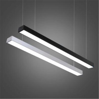 China 30w LED Ceiling Light Linear Baffle Aluminum Pre Painted Transfer Printing for sale