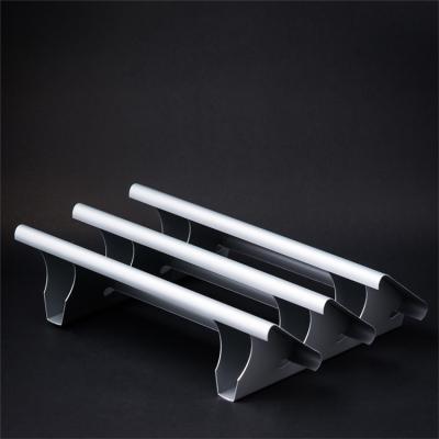 China Roll Formed Horizontal Aluminium Louvres C shaped 85mm Width for sale