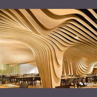 China Plain Pattern Wave Ceiling Design for sale