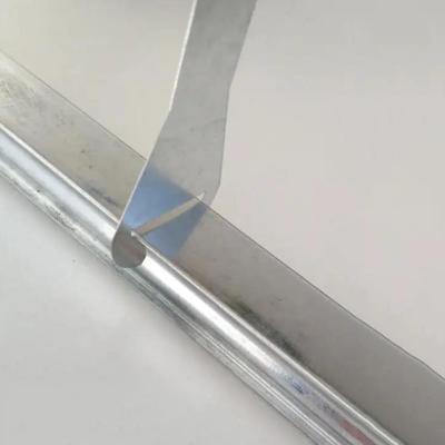 China 0.2-0.5mm Spring Tee Ceiling System Galvanized Finished For Clip In Ceiling Triangular Keel for sale