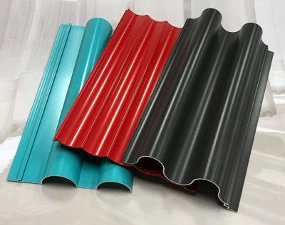 China 1000x1000 Corrugated Ceiling Panel 8mm Thick Powder Coating Corrugated Aluminum Ceiling for sale