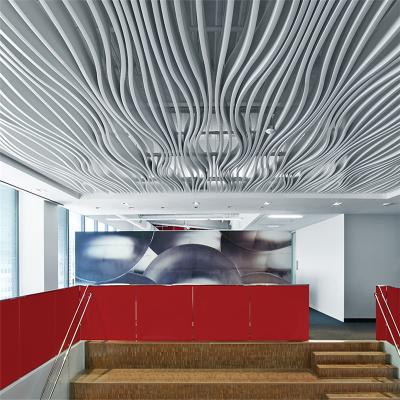 China Metal Ceiling Design Wave Baffles Acoustical Ceiling Baffles à venda