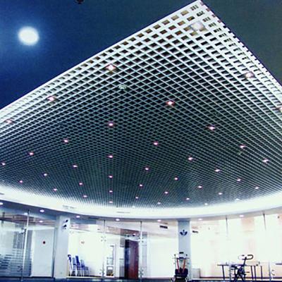 中国 方法現代耐火性の格子天井の金属の天井のタイルのサイズはカスタマイズすることができる 販売のため