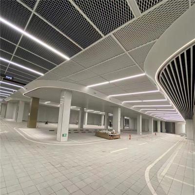 China 600X1200mm Mesh Ceiling Panel Aluminum Hook On Mesh Ceiling For Mall for sale