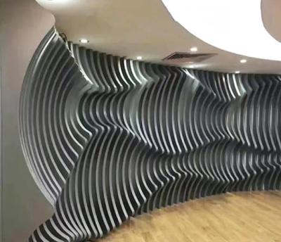 Китай Прессованный алюминиевый занавес стены дефлектора подгонял фасад дефлектора картины дизайна продается