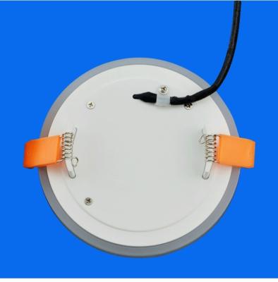 China 145mm Diameter LED Ceiling Light Lumen 90LM/W And 6+3W Lace Two Color Panel for sale
