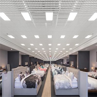 China 100X100 Light Weight Metal Ceiling Solution Aluminum Open Cell Ceiling System à venda