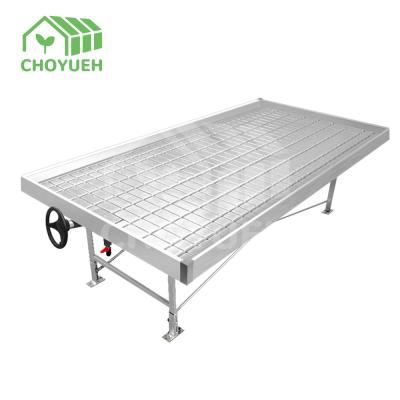 China 1.2mm White Garden Plant Benches For Botanical Gardens for sale