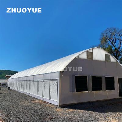 China OEM ODM Medicinal Plants Grow Tunnel Greenhouse With Blackout System for sale