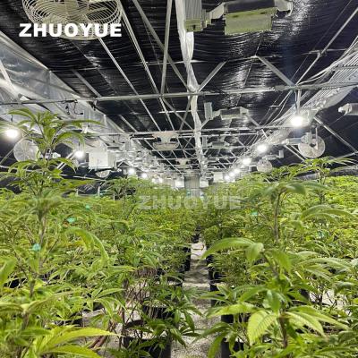 China Automatic CO2 Control Light Deprivation Greenhouse With Led Lighting System for sale