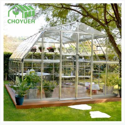 China Rectangle Garden Greenhouse 8' X 12' with Built-in Ventilation for sale
