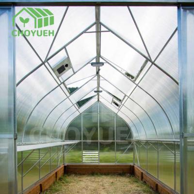 China UV Protection Polycarbonate Tunnel Greenhouse	Vegetable Farming for sale