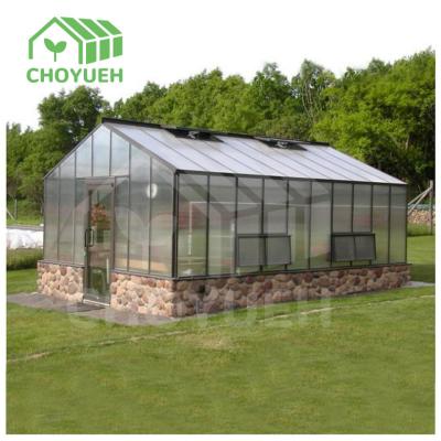 China HDG Commercial Polycarbonate Greenhouse Kits Fire Resistance for sale