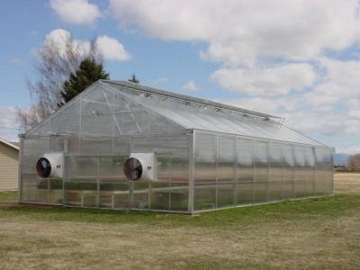 China Plastic Film Polytunnel Greenhouse Sawtooth Greenhouse 10X30m for sale