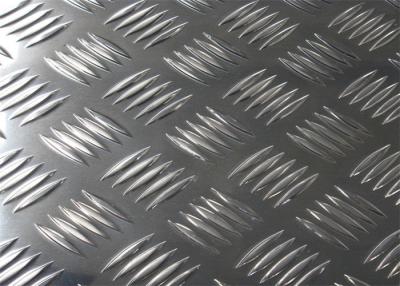 China Stamped Embossed Aluminum Diamond Plate Sheet .025′′ Thick Zinc Coated for sale